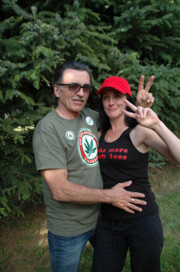 Bob and Jenny hosting the second Erb4Herb Legalize It conference